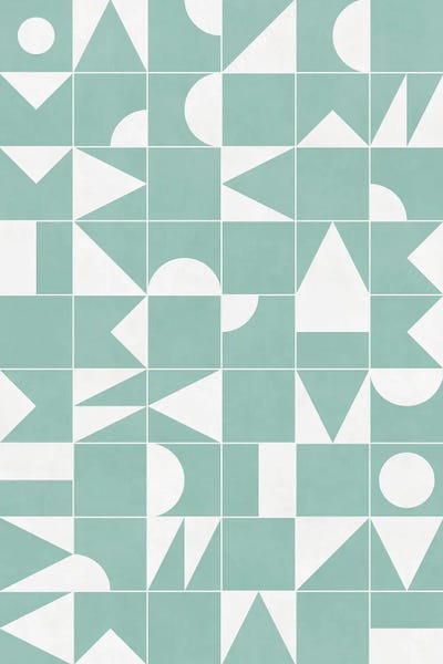 Zoltan Ratko: My Favorite Geometric Patterns No.16 - Light Blue by Zoltan Ratko