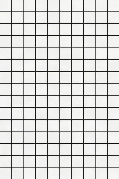 Small Grid Pattern - White