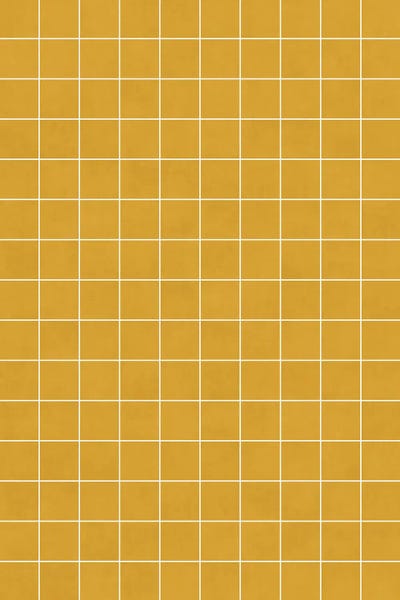 Small Grid Pattern - Mustard Yellow