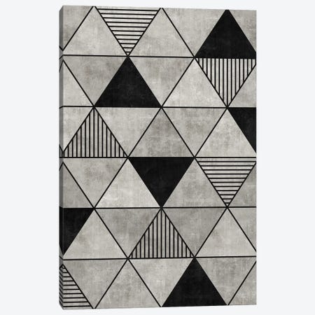 Concrete Triangles 2 Canvas Print #ZRA11} by Zoltan Ratko Canvas Art