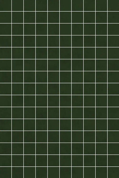 Small Grid Pattern - Deep Green