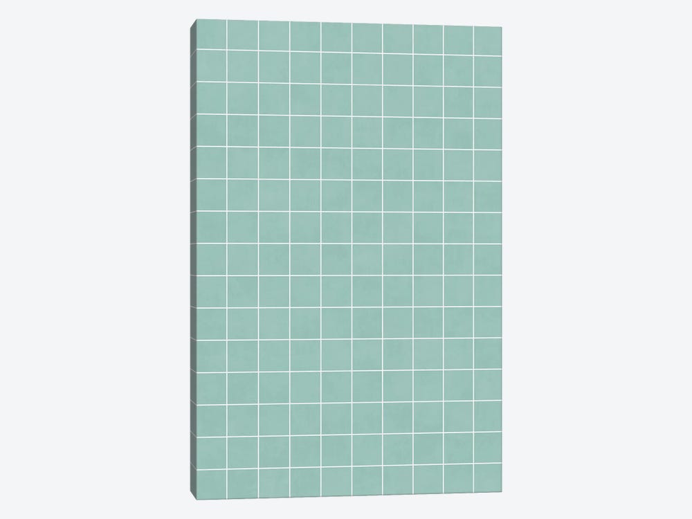 Small Grid Pattern - Light Blue by Zoltan Ratko 1-piece Canvas Print