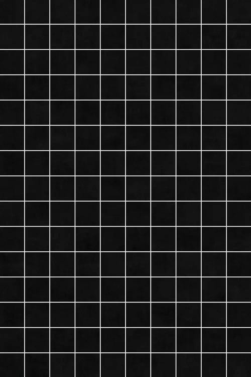 Small Grid Pattern - Black