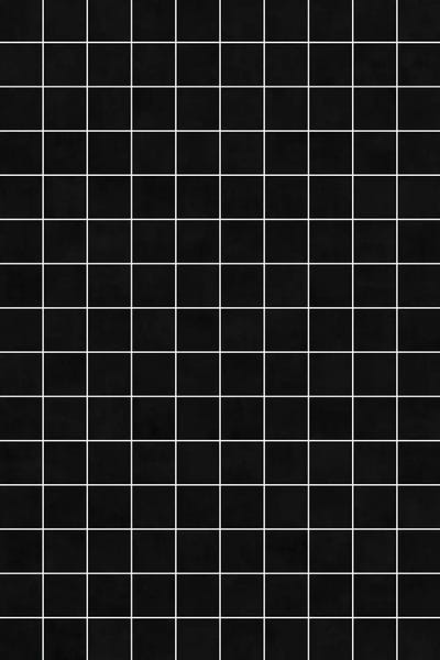 Small Grid Pattern - Black