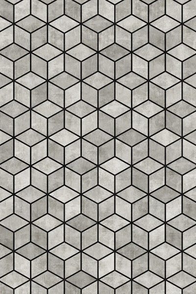 Black & White Patterns: Concrete Cubes by Zoltan Ratko