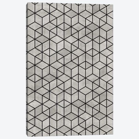 Random Concrete Cubes Canvas Print #ZRA1} by Zoltan Ratko Art Print