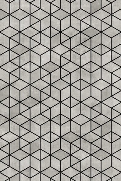 Black & White Patterns: Random Concrete Cubes by Zoltan Ratko