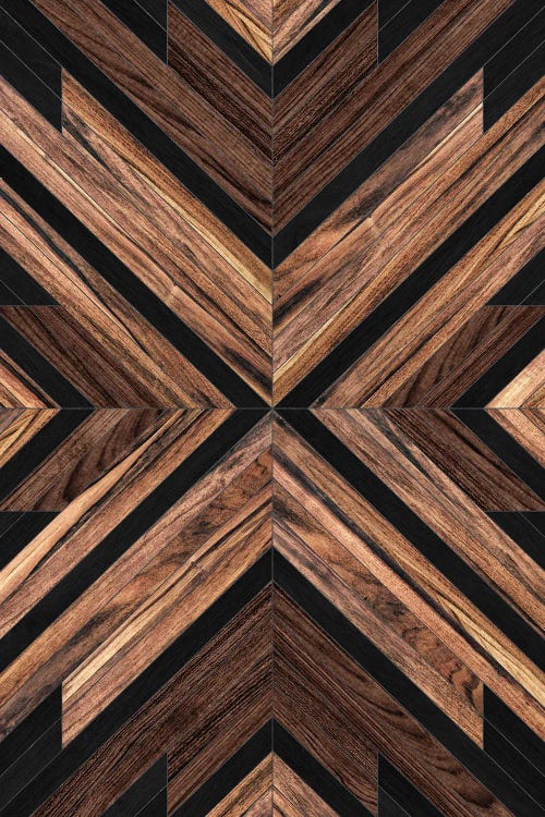 Urban Tribal Pattern No.3 - Wood