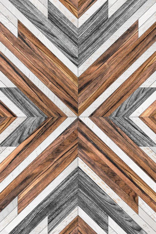 Urban Tribal Pattern No.4 - Wood