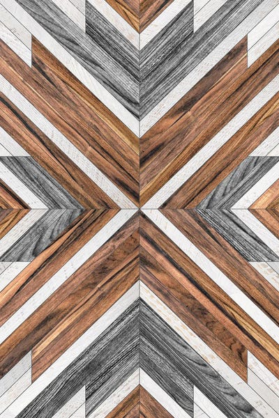 Patterns: Urban Tribal Pattern No.4 - Wood by Zoltan Ratko