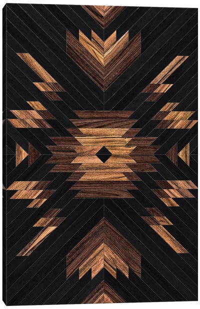 Urban Tribal Pattern No.7 - Aztec - Wood Canvas Art Print - Global Patterns