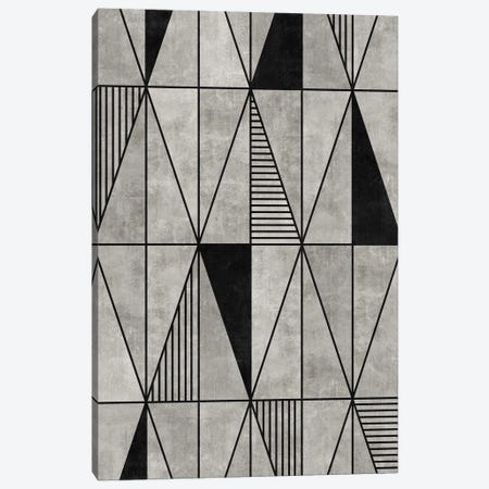 Concrete Triangles Canvas Print #ZRA5} by Zoltan Ratko Canvas Artwork