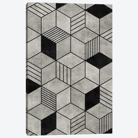 Concrete Cubes 2 Canvas Print #ZRA7} by Zoltan Ratko Canvas Art