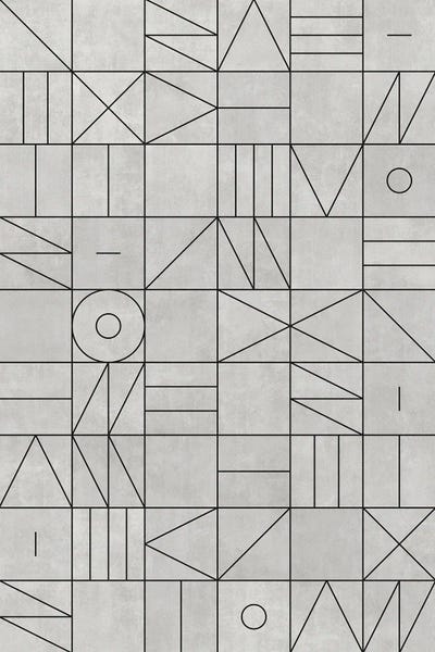 My Favorite Geometric Patterns No.3 - Grey