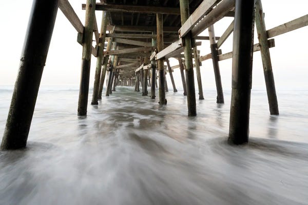 Zoe Schumacher: Under The San Clemente Pier by Zoe Schumacher