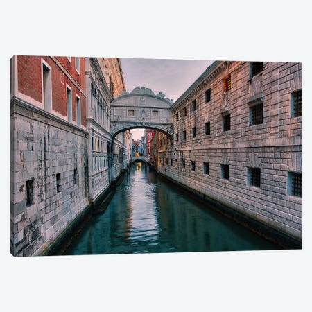 Bridge Of Sighs (Venice, Italy) Canvas Print #ZSC11} by Zoe Schumacher Art Print