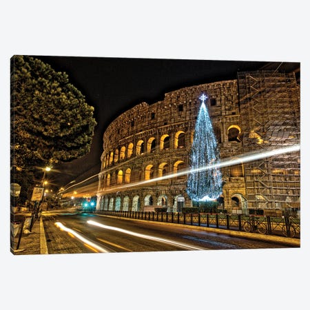 Christmas In Rome Canvas Print #ZSC15} by Zoe Schumacher Canvas Art