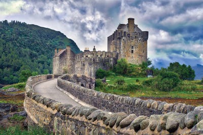 Eilean Donan Castle by Zoe Schumacher framed wall art