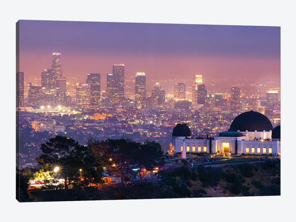 Griffith Park Observatory In Los Angeles by Zoe Schumacher 1-piece Canvas Art