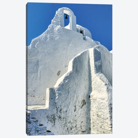 Bell Tower Of Church Of Panagia Paroportiani Canvas Print #ZSC2} by Zoe Schumacher Canvas Art
