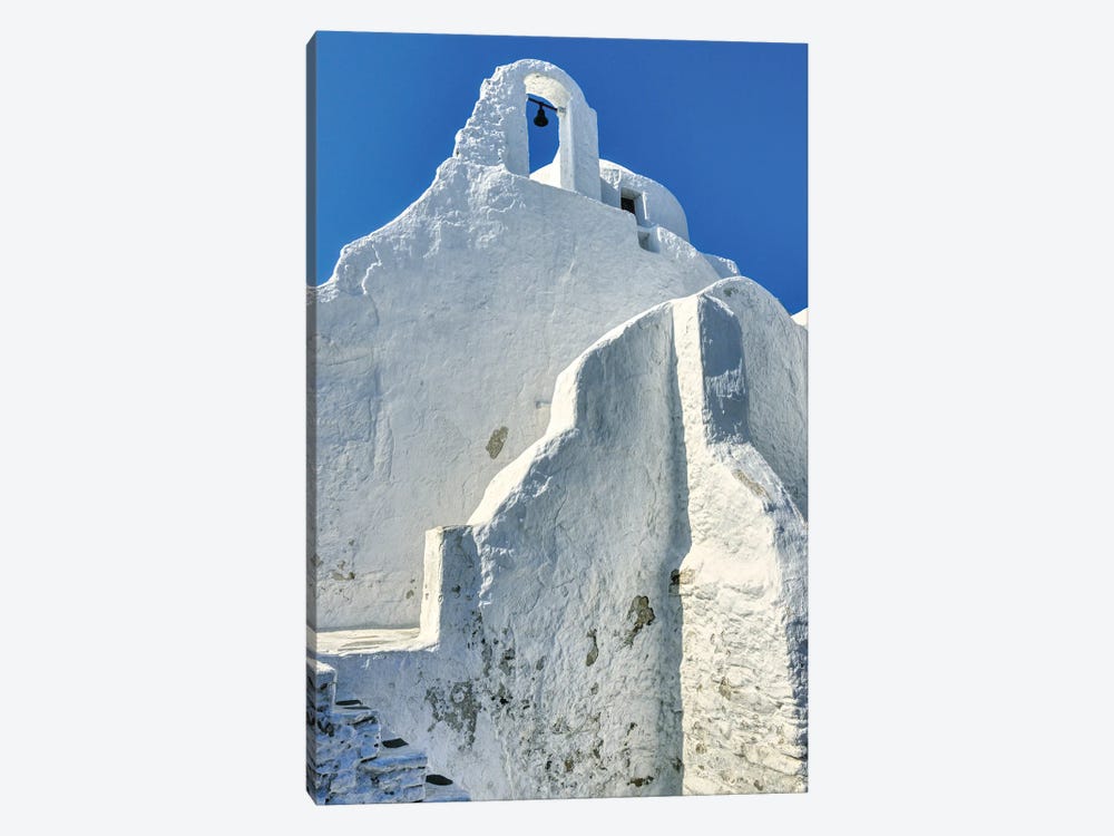 Bell Tower Of Church Of Panagia Paroportiani by Zoe Schumacher 1-piece Canvas Wall Art