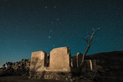 Big Dipper Rises Over Abandoned Adobe Home by Zoe Schumacher framed wall art