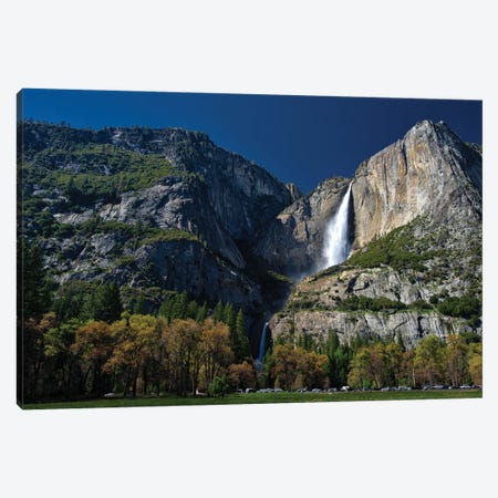 Upper And Lower Yosemite Falls Canvas Print #ZSC39} by Zoe Schumacher Canvas Print