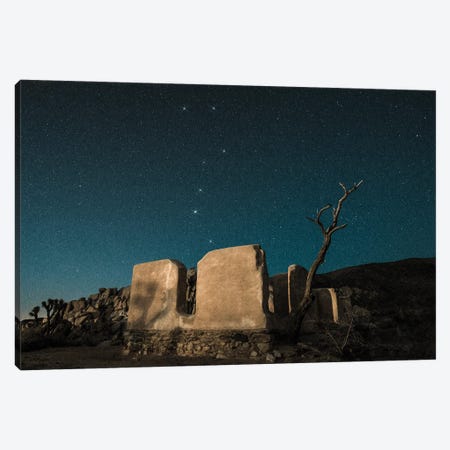 Big Dipper Rises Over Abandoned Adobe Home Canvas Print #ZSC3} by Zoe Schumacher Canvas Wall Art