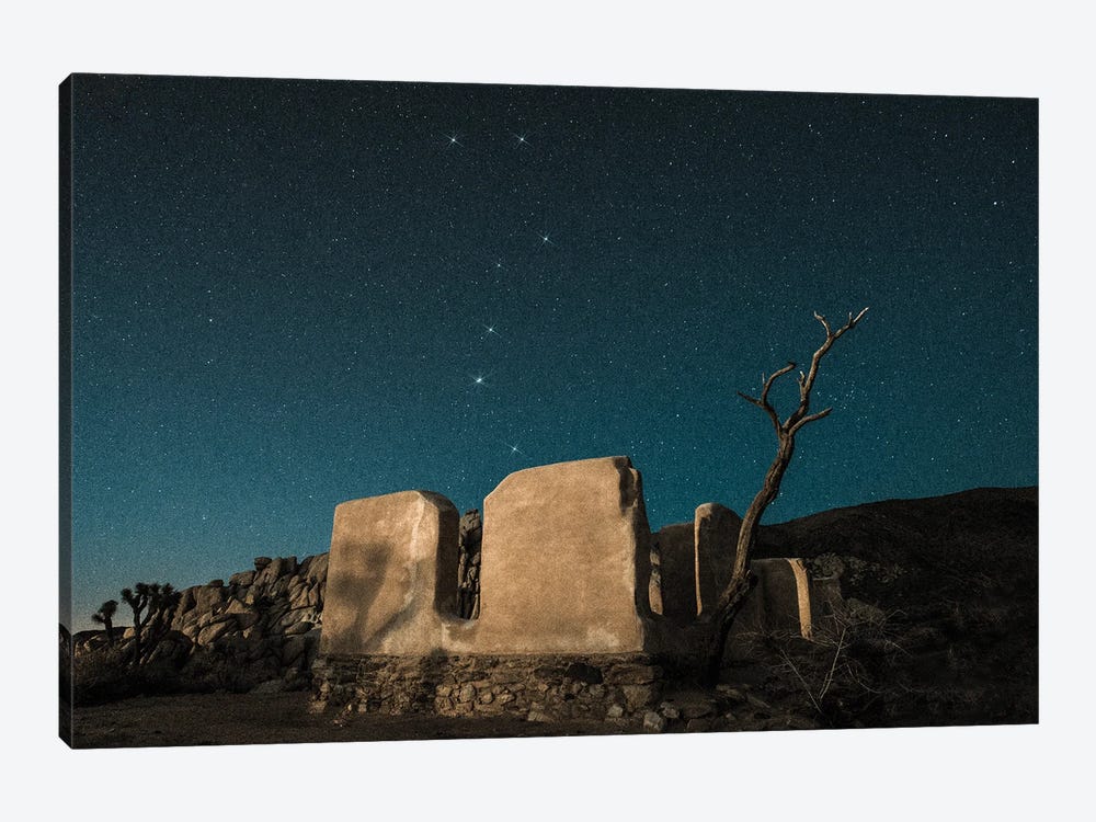 Big Dipper Rises Over Abandoned Adobe Home by Zoe Schumacher 1-piece Canvas Print