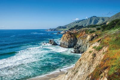 Big Sur Coastline Of California by Zoe Schumacher framed wall art