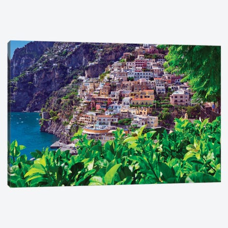 Positano Southern Italy Canvas Print #ZSC46} by Zoe Schumacher Canvas Art Print