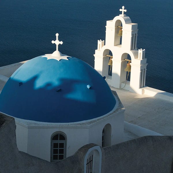 Santorini: Santorini View From Fia by Zoe Schumacher