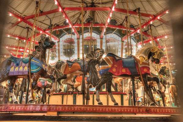 Santa Monica: Santa Monica Pier Carousel by Zoe Schumacher