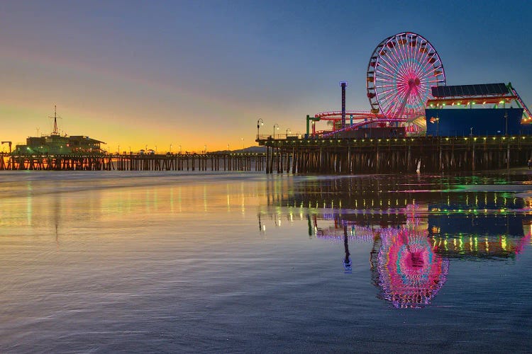 Santa Monica Pier by Zoe Schumacher wall art
