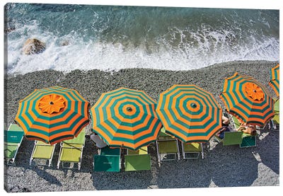 Monterosso - Beach II Canvas Art Print - Tropical Beach Art