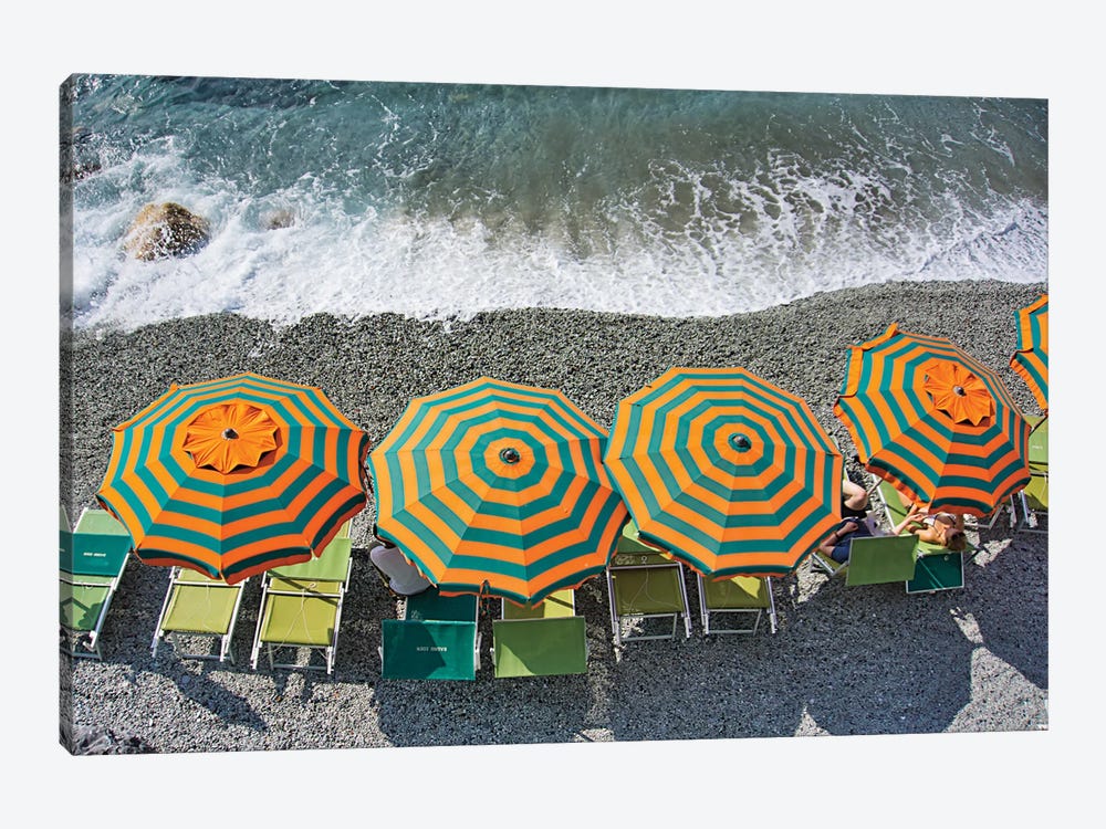 Monterosso - Beach II by Zoe Schumacher 1-piece Canvas Art Print