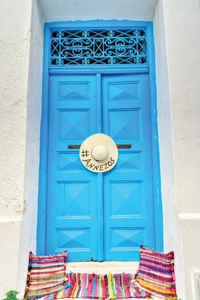 Mykonos: Doorway On Mykonos by Zoe Schumacher