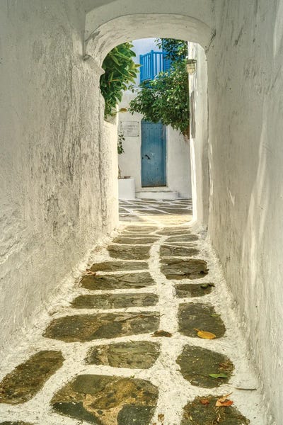 Zoe Schumacher: Walkway In Mykonos by Zoe Schumacher