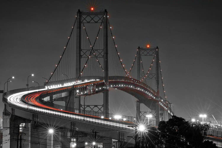 Vincent Thomas Bridge by Zoe Schumacher wall art