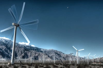 Wind Farms Of Palm Springs by Zoe Schumacher canvas print