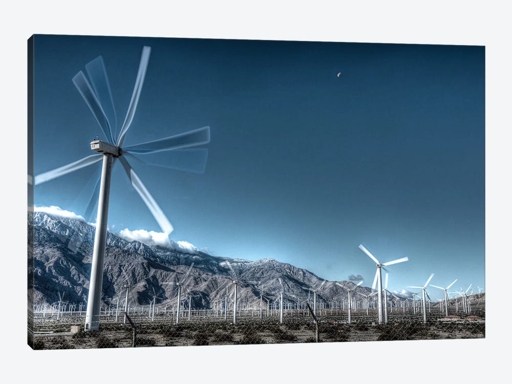 Wind Farms Of Palm Springs by Zoe Schumacher 1-piece Canvas Artwork