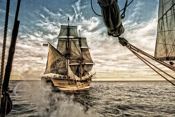 Zoe Schumacher: Tall Ship Canon Battle by Zoe Schumacher