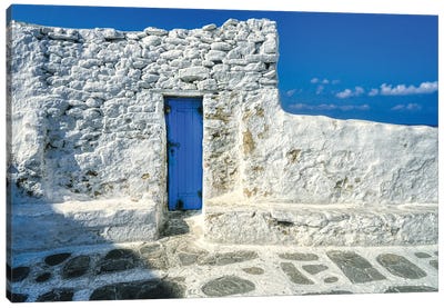Doorway To The Aegean Sea Canvas Art Print - Zoe Schumacher