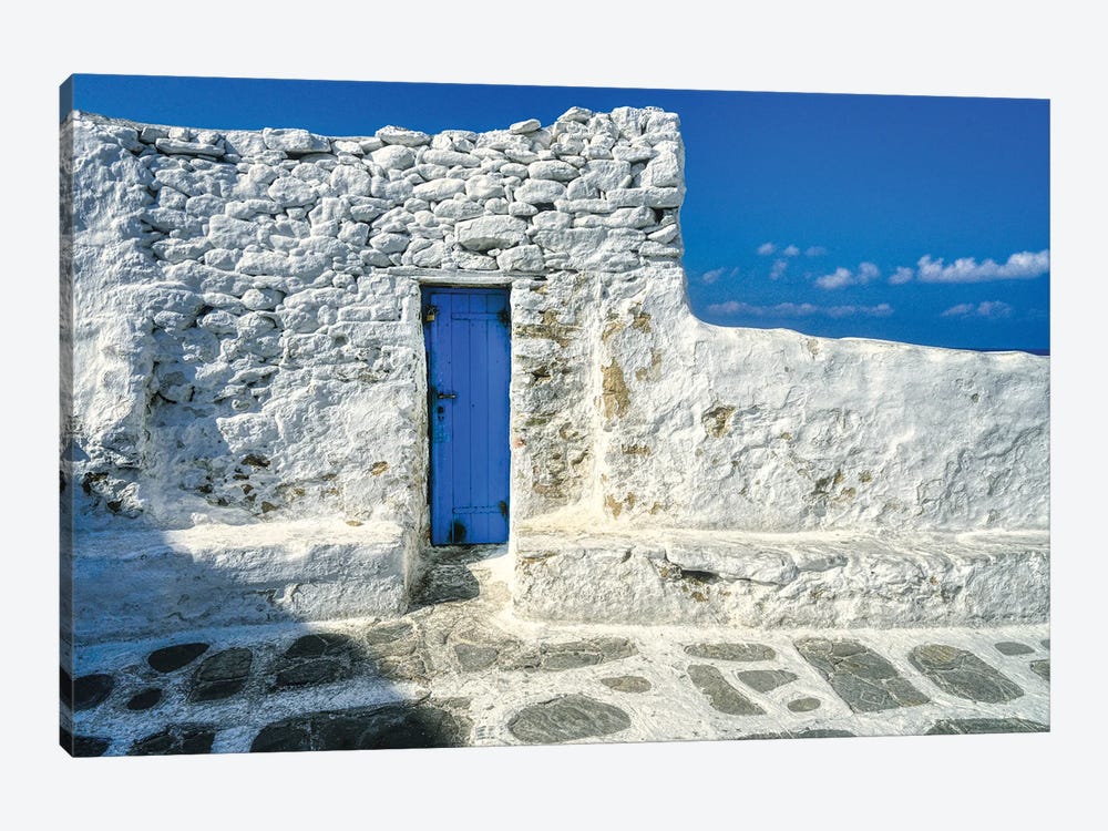 Doorway To The Aegean Sea by Zoe Schumacher 1-piece Canvas Art Print