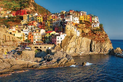Manarola Of Cinque Terre by Zoe Schumacher art print