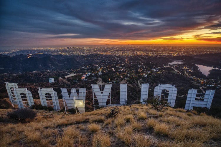 Backstage At The Hollywood Sign by Zoe Schumacher wall art