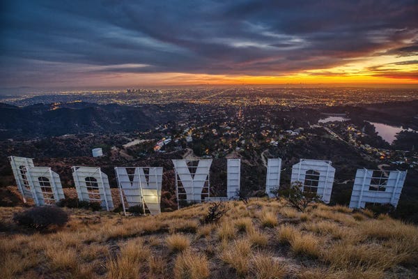 Los Angeles: Backstage At The Hollywood Sign by Zoe Schumacher
