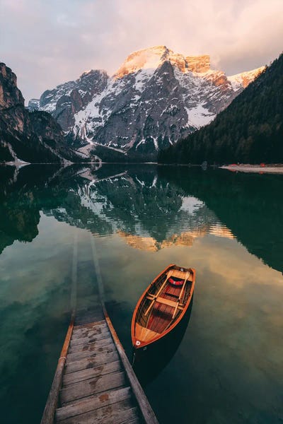 Sebastian Scheichl: Pragser Wildsee, Italy by Sebastian Scheichl