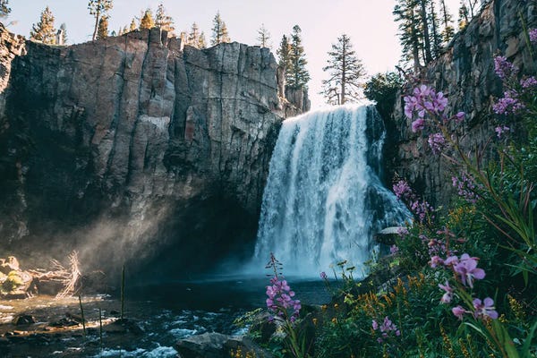 Sebastian Scheichl: Rainbow Falls, USA by Sebastian Scheichl