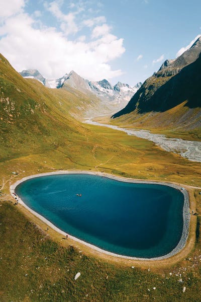 Sebastian Scheichl: Speichersee Obergurgl, Austria by Sebastian Scheichl